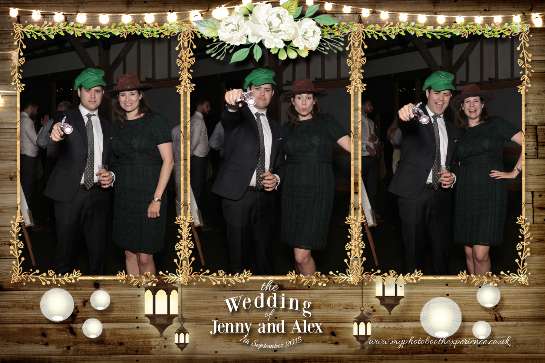 Jenny & Alex's Wedding | View more photos from the event at gallery.myphotoboothexperience.co.uk/u/MyPhotoBoothExperienceLtd/Jenny-Alexs-Wedding